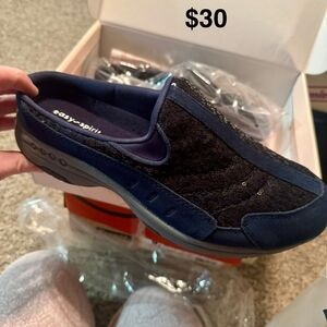 Easy Spirit Navy Slip-On Shoes
